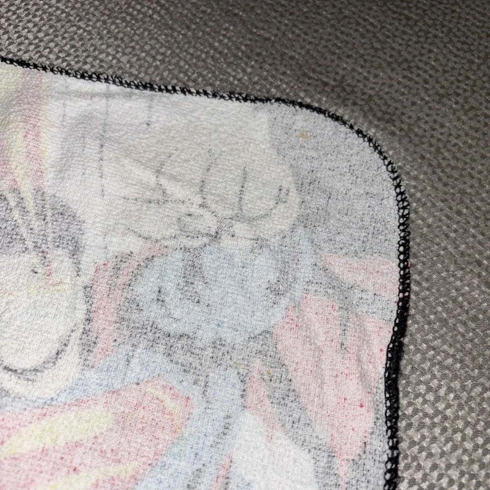 90's VTG Superman Wash Cloth Towel Terry Cloth Vintage